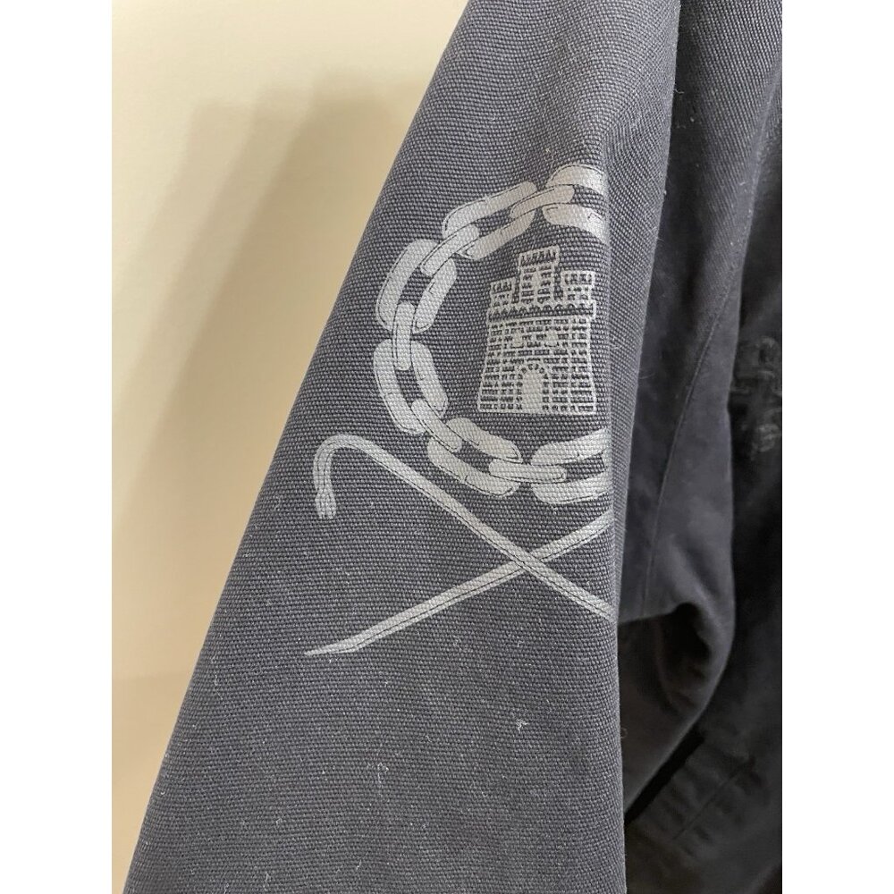 RARE Vintage 2008 Men's Crooks & Castles 'God, Guns & Money' Jacket Black Read* - Picture 6 of 16